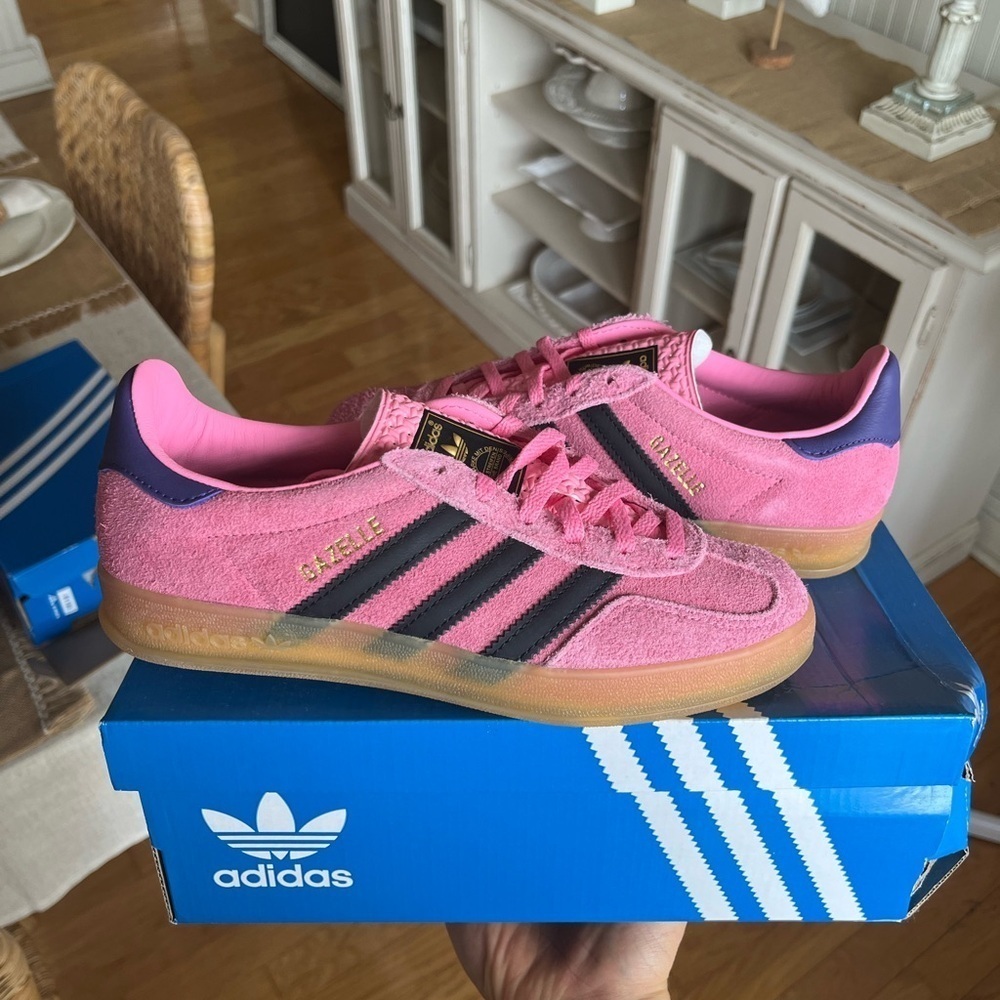 🔥 Adidas Gazelle Indoor Bliss Pink Purple IE7002 BRAND NEW Size 6 Women’s